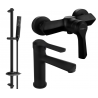 Mexen Sabre DB72 shower set, black - 72104DB72-70