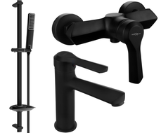 Mexen Sabre DB72 ensemble de douche, noir - 72104DB72-70