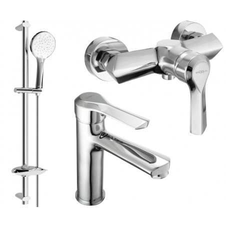 Mexen Sabre DB74 conjunto de ducha, cromo - 72104DB74-00