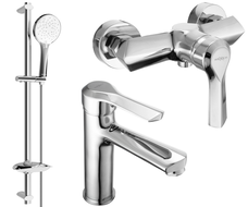 Mexen Sabre DB74 douchepakket, chroom - 72104DB74-00