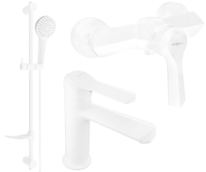 Mexen Sabre DF05 set za tuširanje, bijeli - 72104DF05-20