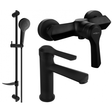 Mexen Sabre Σετ ντους DF05, μαύρο - 72104DF05-70