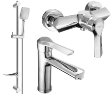 Mexen Sabre DF62 dušikomplekt, kroom - 72104DF62-00