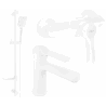 Mexen Sabre DF62 Duschset, weiß - 72104DF62-20