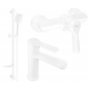Mexen Sabre DF62 dušikomplekt, valge - 72104DF62-20