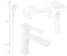 Mexen Sabre DF62 conjunto de ducha, blanco - 72104DF62-20