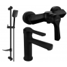 Mexen Sabre DF62 set doccia, nero - 72104DF62-70