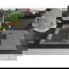 Mexen Matias Granitspüle 1,5-Kammer mit Abtropffläche und Küchenarmatur Aster, grau - 6502-71-73450-07-B