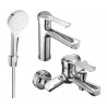 Mexen Sabre R05 bath set, chrome - 72103R05-00