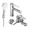 Mexen Sabre R05 ensemble de bain, chrome - 72103R05-00
