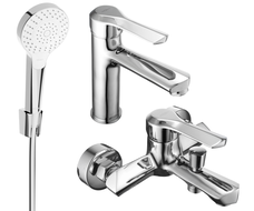 Mexen Sabre R05 bath set, chrome - 72103R05-00