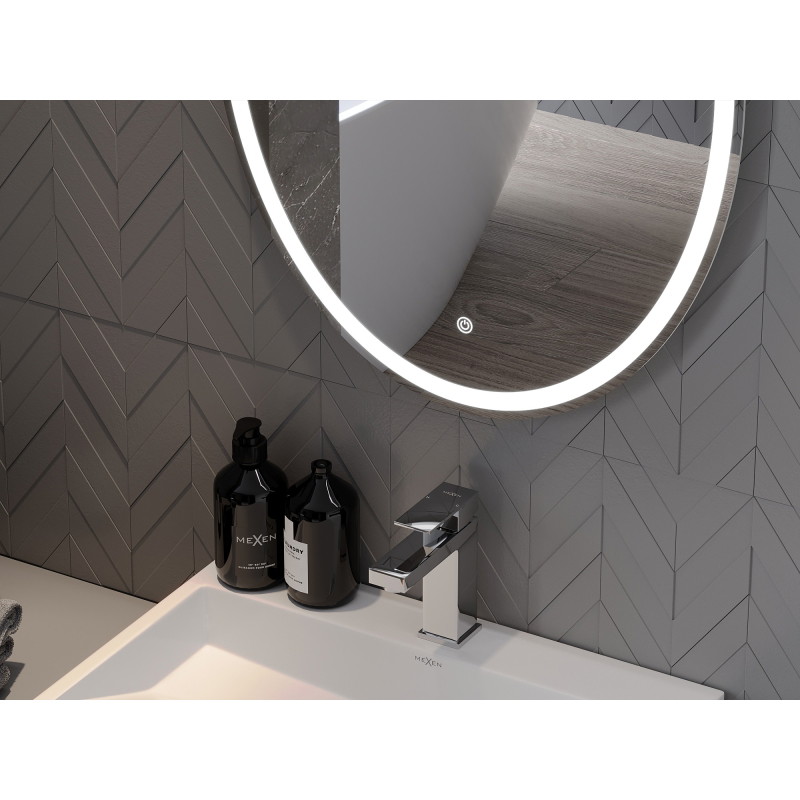Mexen Elz miroir de salle de bain éclairé 50 x 70 cm, LED 6000K, anti-buée - 9802-050-070-611-00