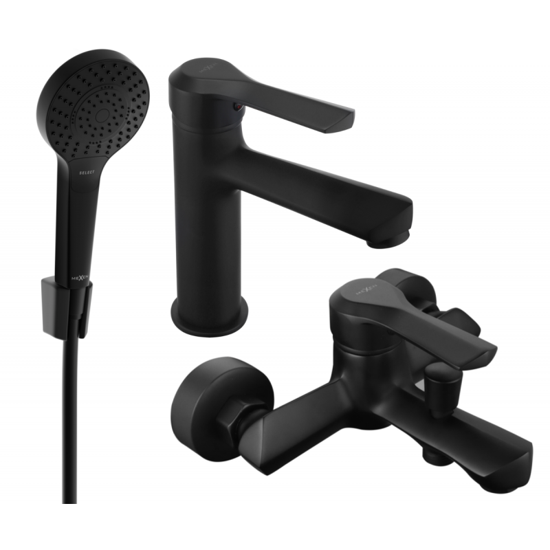 Mexen Sabre R05 ensemble de baignoire, noir - 72103R05-70