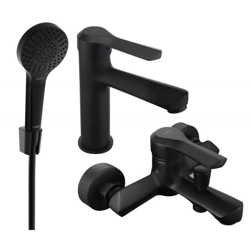 Mexen Sabre R05 juego de baño, negro - 72103R05-70