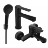 Mexen Sabre R05 ensemble de baignoire, noir - 72103R05-70