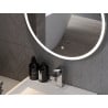 Mexen Gobi miroir de salle de bain éclairé, rond 60 cm, LED 6000K, anti-buée - 9801-060-060-611-00