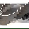 Mexen Gobi rund badrumsspegel med bakgrundsbelysning, 90 cm, LED 6000K, antifog - 9801-090-090-611-00