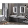 Mexen Zusa espejo de baño retroiluminado 50 x 70 cm, LED 6000K, antivaho - 9808-050-070-611-00