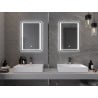 Mexen Zusa lustro łazienkowe podświetlane 50 x 70 cm, LED 6000K, antypara - 9808-050-070-611-00