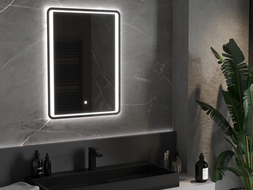 Mexen Zusa verlichte badkamerspiegel 60 x 80 cm, LED 6000K, anti-condens - 9808-060-080-611-00