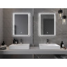 Mexen Zusa miroir de salle de bain rétro-éclairé 60 x 80 cm, LED 6000K, anti-buée - 9808-060-080-611-00
