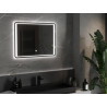 Mexen Zusa espejo de baño iluminado 80 x 60 cm, LED 6000K, antivaho - 9808-080-060-611-00