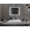 Mexen Zusa miroir de salle de bain rétroéclairé 80 x 60 cm, LED 6000K, anti-buée - 9808-080-060-611-00