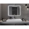 Mexen Zusa specchio da bagno retroilluminato 100 x 80 cm, LED 6000K, antiappannamento - 9808-100-080-611-00
