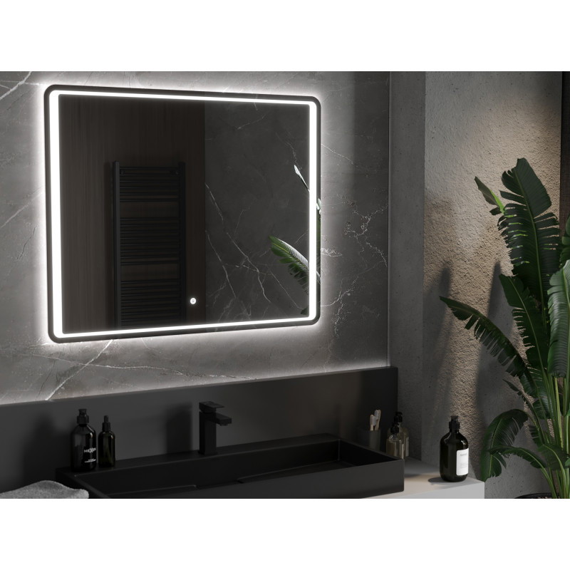 Mexen Zusa lustro łazienkowe podświetlane 120 x 80 cm, LED 6000K, antypara - 9808-120-080-611-00