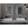 Mexen Ner espejo de baño iluminado 50 x 70 cm, LED 6000K, antiempañado - 9809-050-070-611-00