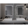 Mexen Ner miroir de salle de bain rétroéclairé 60 x 80 cm, LED 6000K, antibuée - 9809-060-080-611-00