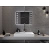 Mexen Ner lustro łazienkowe podświetlane 80 x 60 cm, LED 6000K, antypara - 9809-080-060-611-00