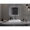 Mexen Ner verlicht badkamerspiegel 80 x 60 cm, LED 6000K, anti-condens - 9809-080-060-611-00