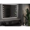 Mexen Ner miroir de salle de bains éclairé 100 x 80 cm, LED 6000K, antibuée - 9809-100-080-611-00