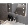 Mexen Ner miroir de salle de bains éclairé 100 x 80 cm, LED 6000K, antibuée - 9809-100-080-611-00