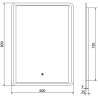 Mexen Zusa espejo de baño iluminado 60 x 80 cm, LED 6000K, antivaho - 9808-060-080-611-00