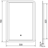 Mexen Zusa miroir de salle de bain rétroéclairé 50 x 70 cm, LED 6000K, antibuée - 9808-050-070-611-00
