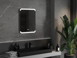 Mexen Nida osvijetljeno kupaonsko ogledalo 50 x 70 cm, LED 6000K, protiv zamagljivanja - 9806-050-070-611-00