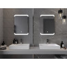 Mexen Nida verlicht badkamerspiegel 50 x 70 cm, LED 6000K, anti-condens - 9806-050-070-611-00