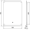 Mexen Nida espejo de baño iluminado 50 x 70 cm, LED 6000K, antivaho - 9806-050-070-611-00