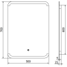 Mexen Nida miroir de salle de bain éclairé 50 x 70 cm, LED 6000K, anti-buée - 9806-050-070-611-00