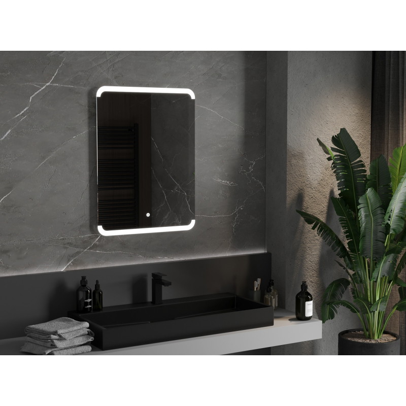 Mexen Nida verlicht badkamerspiegel 60 x 80 cm, LED 6000K, antivermoe - 9806-060-080-611-00