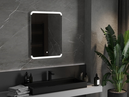 Mexen Nida Badezimmerbeleuchteter Spiegel 60 x 80 cm, LED 6000K, Antinebel - 9806-060-080-611-00
