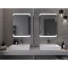 Mexen Nida miroir de salle de bain rétroéclairé 60 x 80 cm, LED 6000K, antibuée - 9806-060-080-611-00
