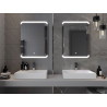 Mexen Nida verlichte badkamer spiegel 60 x 80 cm, LED 6000K, anti-condensatie - 9806-060-080-611-00