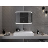 Mexen Nida verlicht badkamerspiegel 80 x 60 cm, LED 6000K, anti-condens - 9806-080-060-611-00