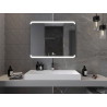 Mexen Nida espejo de baño con iluminación 100 x 80 cm, LED 6000K, antivaho - 9806-100-080-611-00