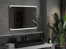 Mexen Nida miroir de salle de bains éclairé 100 x 80 cm, LED 6000K, antibuée - 9806-100-080-611-00