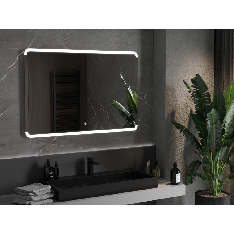 Mexen Nida verlichte badkamerspiegel 120 x 80 cm, LED 6000K, anti-condens - 9806-120-080-611-00