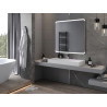 Mexen Nida espejo de baño iluminado 100 x 100 cm, LED 6000K, antivaho - 9806-100-100-611-00